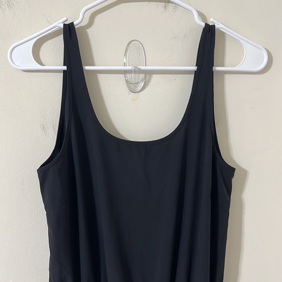 Athleta Black Roaming Romper Size 4 - Picture 4 of 12